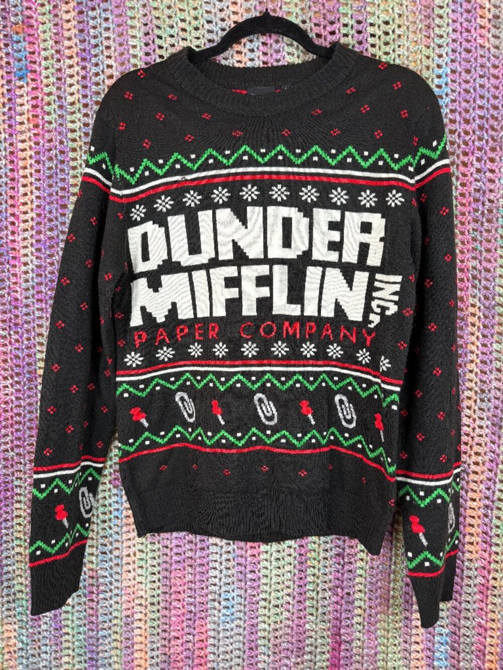 The Office Dunder Mifflin Christmas Sweater (Size M)